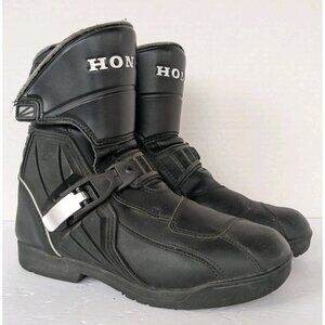 Honda Joe Rocket Women’s Motorcycle Boots Size 9 Street Touring Riding Black